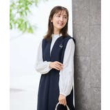 【洗える/ストレッチ】ダブルクロスジャンパードレス | a.v.v【WOMEN】 | 詳細画像7