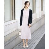 【洗える/帯電防止】ボウタイプリーツワンピース | a.v.v【WOMEN】 | 詳細画像14