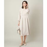 【洗える/帯電防止】ウエストタックワンピース | a.v.v【WOMEN】 | 詳細画像10