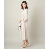 【洗える/帯電防止】ウエストタックワンピース | a.v.v【WOMEN】 | 詳細画像12