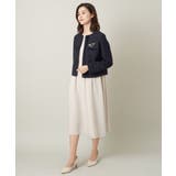 【洗える/帯電防止】ウエストタックワンピース | a.v.v【WOMEN】 | 詳細画像13