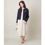 【洗える/帯電防止】ウエストタックワンピース | a.v.v【WOMEN】 | 詳細画像14