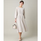 【洗える/帯電防止】ウエストタックワンピース | a.v.v【WOMEN】 | 詳細画像16