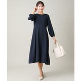 【洗える/帯電防止】ウエストタックワンピース | a.v.v【WOMEN】 | 詳細画像7