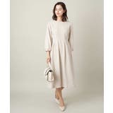 【洗える/帯電防止】ウエストタックワンピース | a.v.v【WOMEN】 | 詳細画像9