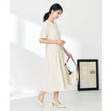 【洗える/ストレッチ】ベルト付フロントプリーツワンピース | a.v.v【WOMEN】 | 詳細画像10