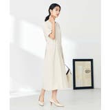 【洗える/ストレッチ】ベルト付フロントプリーツワンピース | a.v.v【WOMEN】 | 詳細画像11