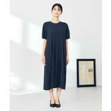 【洗える/ストレッチ】ベルト付フロントプリーツワンピース | a.v.v【WOMEN】 | 詳細画像13