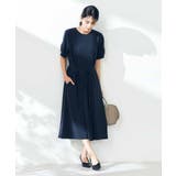 【洗える/ストレッチ】ベルト付フロントプリーツワンピース | a.v.v【WOMEN】 | 詳細画像7