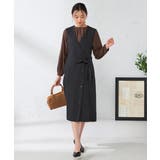 ブラック | 【2WAY 洗える イージーケア | a.v.v【WOMEN】