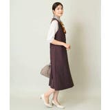 ブラウン | スカルノテックスロングジレ ワンピース | a.v.v【WOMEN】
