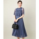 ブルー | レースドッキングワンピース | a.v.v【WOMEN】