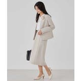 【洗える/ストレッチ/セットアップ対応】ダブルクロスタイトスカート | a.v.v【WOMEN】 | 詳細画像11