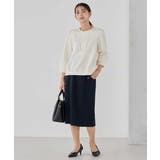 【洗える/ストレッチ/セットアップ対応】ダブルクロスタイトスカート | a.v.v【WOMEN】 | 詳細画像6