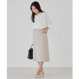 【洗える/ストレッチ/セットアップ対応】ダブルクロスタイトスカート | a.v.v【WOMEN】 | 詳細画像9