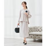 サテンナロースカート【洗える/速乾/毛玉になりにくい/イージーケア】 | a.v.v【WOMEN】 | 詳細画像1