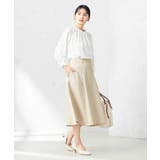 【洗える/ストレッチ/UVカット】麻調ストレッチフレアスカート | a.v.v【WOMEN】 | 詳細画像22 