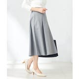 【洗える/ストレッチ/UVカット】麻調ストレッチフレアスカート | a.v.v【WOMEN】 | 詳細画像24 