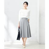 【洗える/ストレッチ/UVカット】麻調ストレッチフレアスカート | a.v.v【WOMEN】 | 詳細画像25 