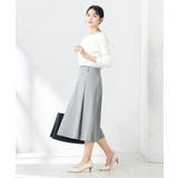 【洗える/ストレッチ/UVカット】麻調ストレッチフレアスカート | a.v.v【WOMEN】 | 詳細画像28 
