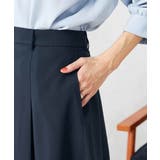 【洗える/ストレッチ/UVカット】麻調ストレッチフレアスカート | a.v.v【WOMEN】 | 詳細画像34 