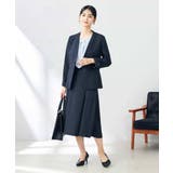 【洗える/ストレッチ/UVカット】麻調ストレッチフレアスカート | a.v.v【WOMEN】 | 詳細画像8 