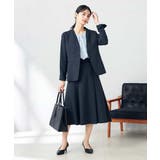 【洗える/ストレッチ/UVカット】麻調ストレッチフレアスカート | a.v.v【WOMEN】 | 詳細画像9 