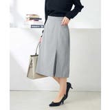 【洗える/ストレッチ/UVカット】麻調ストレッチタイトスカート | a.v.v【WOMEN】 | 詳細画像1 