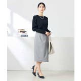 【洗える/ストレッチ/UVカット】麻調ストレッチタイトスカート | a.v.v【WOMEN】 | 詳細画像16 