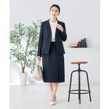 【洗える/ストレッチ/UVカット】麻調ストレッチタイトスカート | a.v.v【WOMEN】 | 詳細画像3 