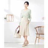 【洗える/ストレッチ/UVカット】麻調ストレッチタイトスカート | a.v.v【WOMEN】 | 詳細画像7 