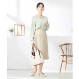 【洗える/ストレッチ/UVカット】麻調ストレッチタイトスカート | a.v.v【WOMEN】 | 詳細画像9 