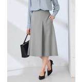 【洗える/UVカット】リネンライクストレッチフレアスカート | a.v.v【WOMEN】 | 詳細画像12 