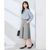 【洗える/UVカット】リネンライクストレッチフレアスカート | a.v.v【WOMEN】 | 詳細画像16 