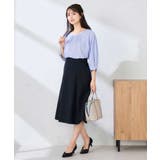 【洗える/UVカット】リネンライクストレッチフレアスカート | a.v.v【WOMEN】 | 詳細画像7 