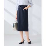 【洗える/UVカット】リネンライクストレッチタイトスカート | a.v.v【WOMEN】 | 詳細画像2 