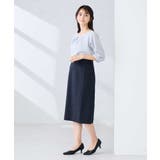 【洗える/UVカット】リネンライクストレッチタイトスカート | a.v.v【WOMEN】 | 詳細画像5 