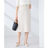 【洗える/UVカット】リネンライクストレッチタイトスカート | a.v.v【WOMEN】 | 詳細画像8 