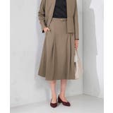 モカ | 【洗える/イージーケア/吸水速乾/ストレッチ】梳毛調フレアスカート | a.v.v【WOMEN】