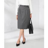 【洗える/イージーケア/吸水速乾/ストレッチ】梳毛調タイトスカート | a.v.v【WOMEN】 | 詳細画像10 