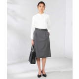 【洗える/イージーケア/吸水速乾/ストレッチ】梳毛調タイトスカート | a.v.v【WOMEN】 | 詳細画像12 