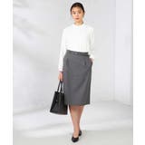 【洗える/イージーケア/吸水速乾/ストレッチ】梳毛調タイトスカート | a.v.v【WOMEN】 | 詳細画像13 