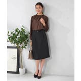 【洗える/イージーケア/吸水速乾/ストレッチ】梳毛調タイトスカート | a.v.v【WOMEN】 | 詳細画像22 