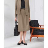 【洗える/イージーケア/吸水速乾/ストレッチ】梳毛調タイトスカート | a.v.v【WOMEN】 | 詳細画像4 