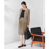 【洗える/イージーケア/吸水速乾/ストレッチ】梳毛調タイトスカート | a.v.v【WOMEN】 | 詳細画像8 