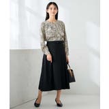 【洗える/イージーケア/ストレッチ】パウダーツイルフレアスカート | a.v.v【WOMEN】 | 詳細画像10