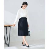 【洗える/イージーケア/ストレッチ】パウダーツイルタイトスカート | a.v.v【WOMEN】 | 詳細画像6