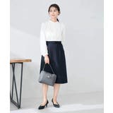 【洗える/イージーケア/ストレッチ】パウダーツイルタイトスカート | a.v.v【WOMEN】 | 詳細画像7