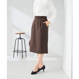 【洗える/イージーケア/ストレッチ】パウダーツイルタイトスカート | a.v.v【WOMEN】 | 詳細画像8