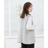 ミックスツイードペプラムジレ | a.v.v【WOMEN】 | 詳細画像4 